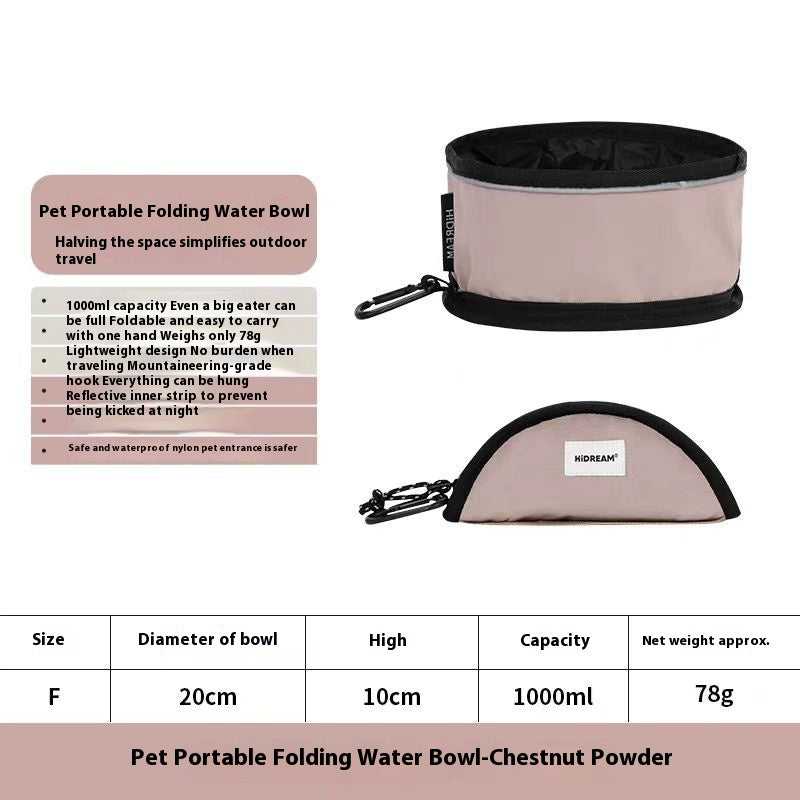 Foldable Pet Travel Bowl