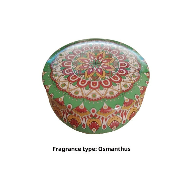 RenFan aromatherapy candle ornament for home bedrooms, featuring elegant design and soothing scent for relaxing ambiance.