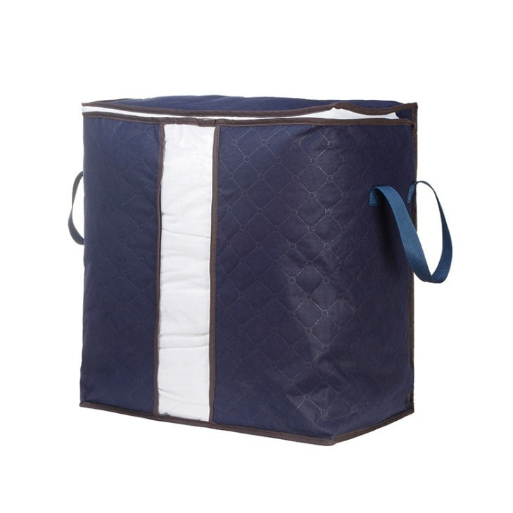 Large RenFan quilt storage bag made of non-woven fabric, dustproof clothing storage box for home organization.