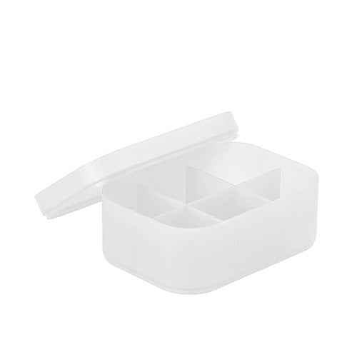 Cosmetic storage organizer for bedroom and bathroom counters.