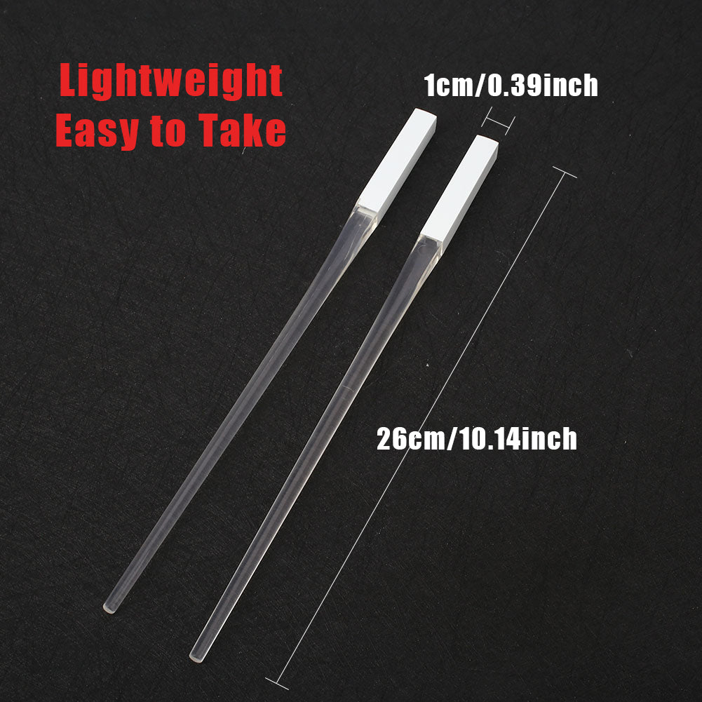 RenFan glowing kitchen supplies chopsticks with illuminated tips, ideal for cooking and dining in low light environments.
