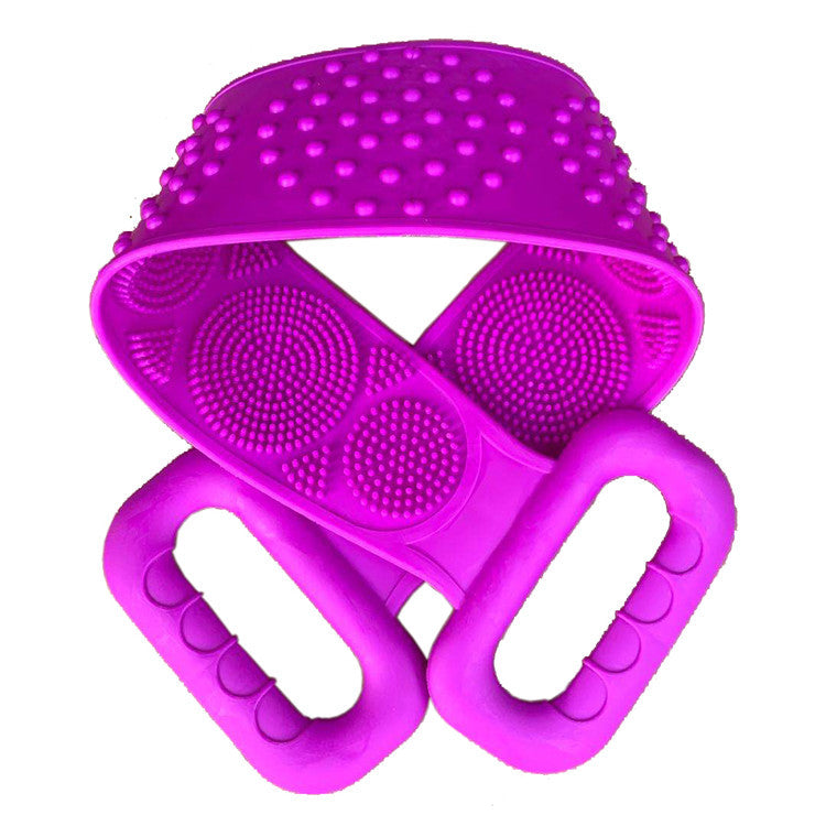 RenFan silicone bath towel for浴室用品, soft and flexible, designed for quick drying and gentle skin contact during bath time.