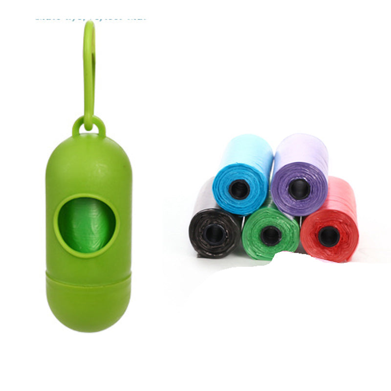 Aiqi pet trash bags for dogs, biodegradable waste refuse cleanup with disposable dog poop bags in a pack.