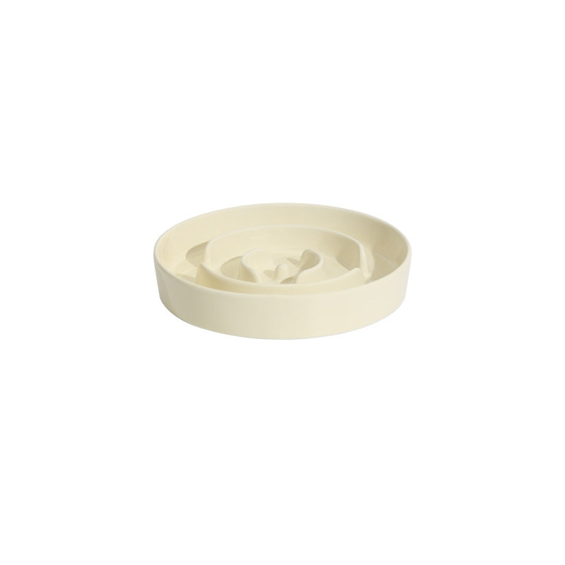 Ceramic Neck-Protection Slow Feeder Bowl