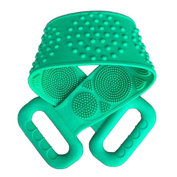 RenFan silicone bath towel, soft and absorbent bath accessory in vibrant color, ideal for drying and showering.