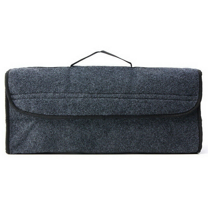 RenFan car storage box with multiple compartments for organized vehicle storage, shown in the image.