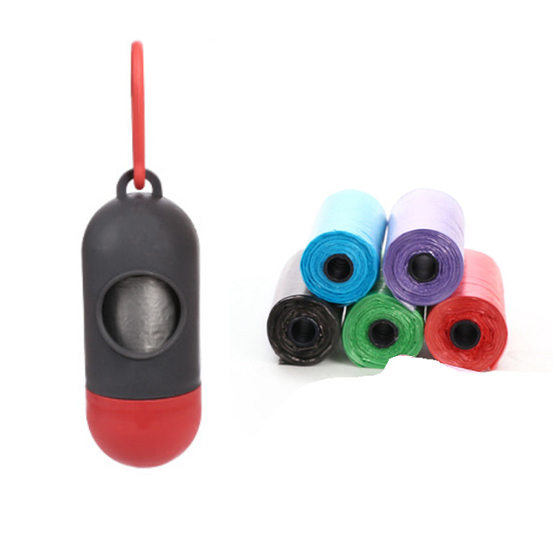 Aiqi pet waste trash bag for dog poop cleanup, durable and leak-proof for easy waste disposal during walks.