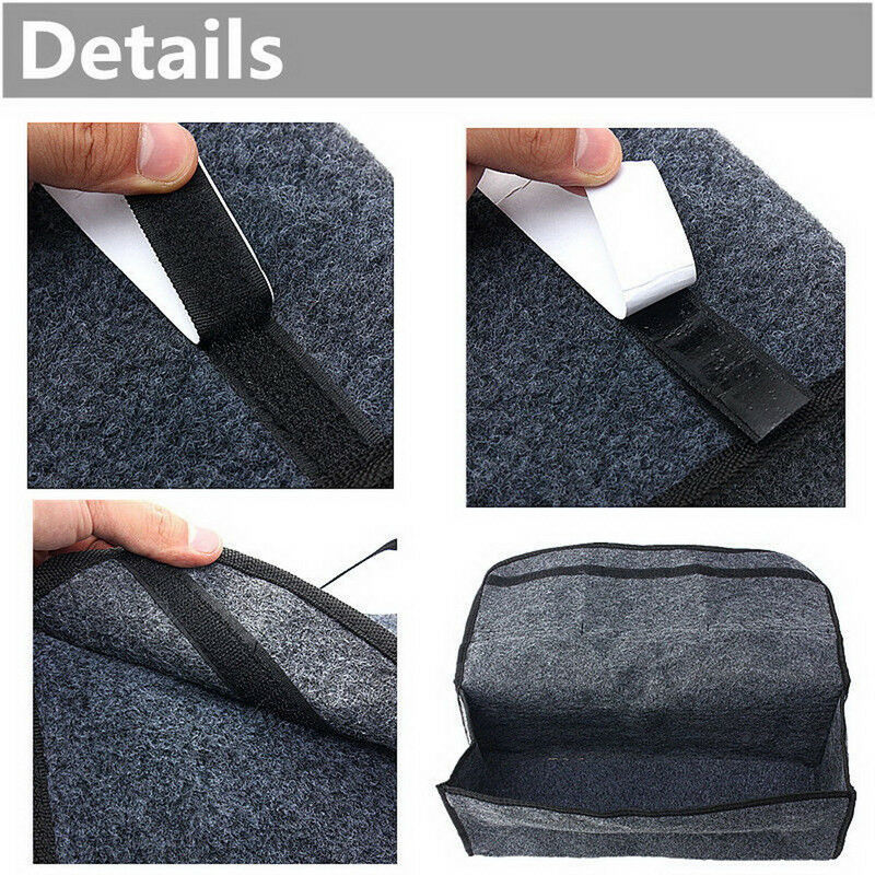 RenFan car storage box inside the vehicle showing organized compartments for efficient car storage.
