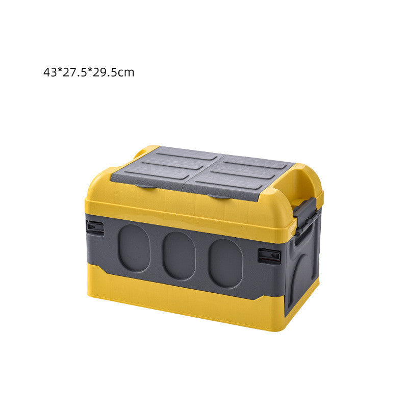 RenFan car built-in storage box, back folding car storage compartment, compact and organized vehicle interior storage solution.