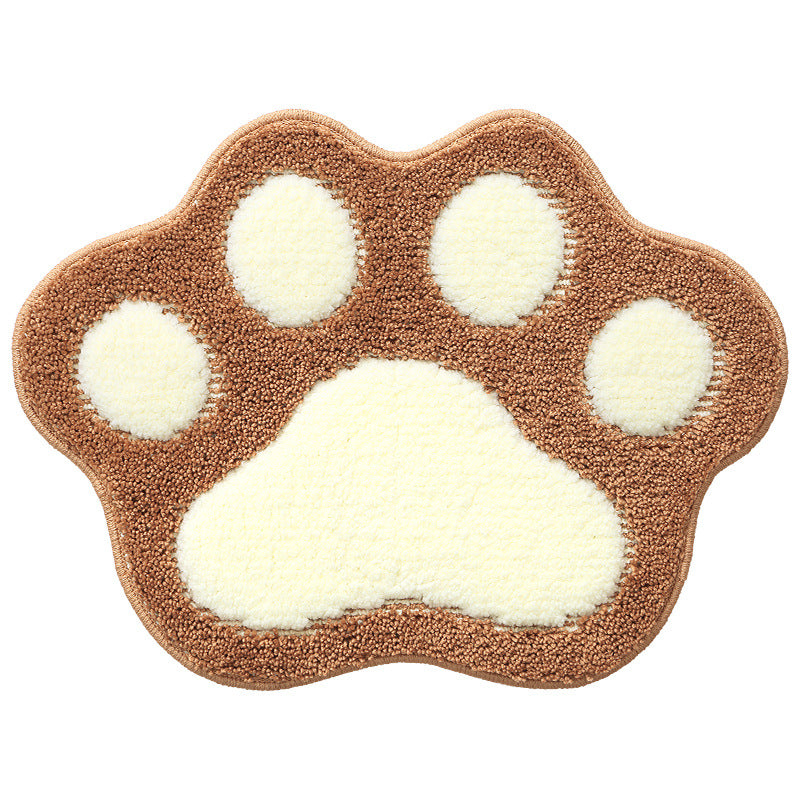 RenFan anti-slip bathroom mat with cute design, soft bathroom carpet and foot mat for safety and comfort.