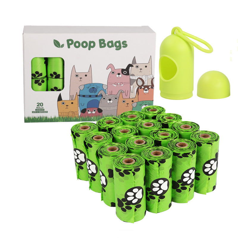 Jingqian dog poop bag for pet waste cleanup, reusable pet supplies with eco-friendly design and convenient handling.