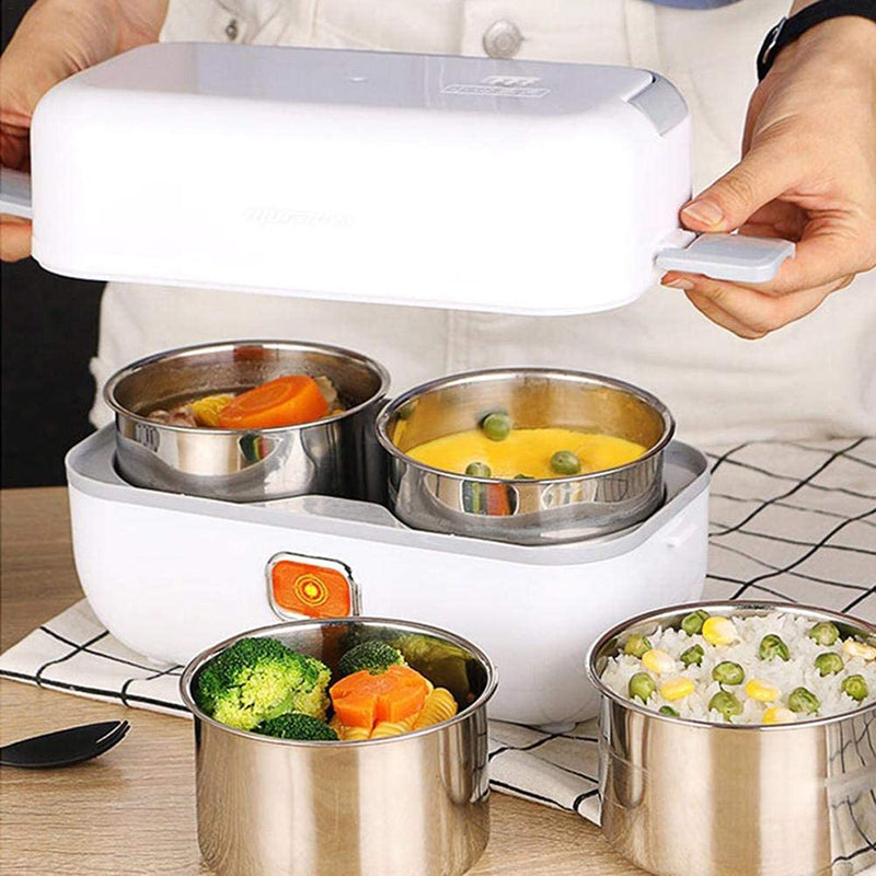 RenFan electric lunch box with heat preservation and heating function, compact kitchen appliance for keeping meals warm.