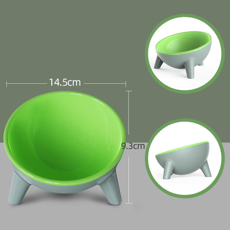 RenFan cat and dog bowl with stand, pet food feeder in Nordic color, suitable for dogs, rabbits, and small pets.