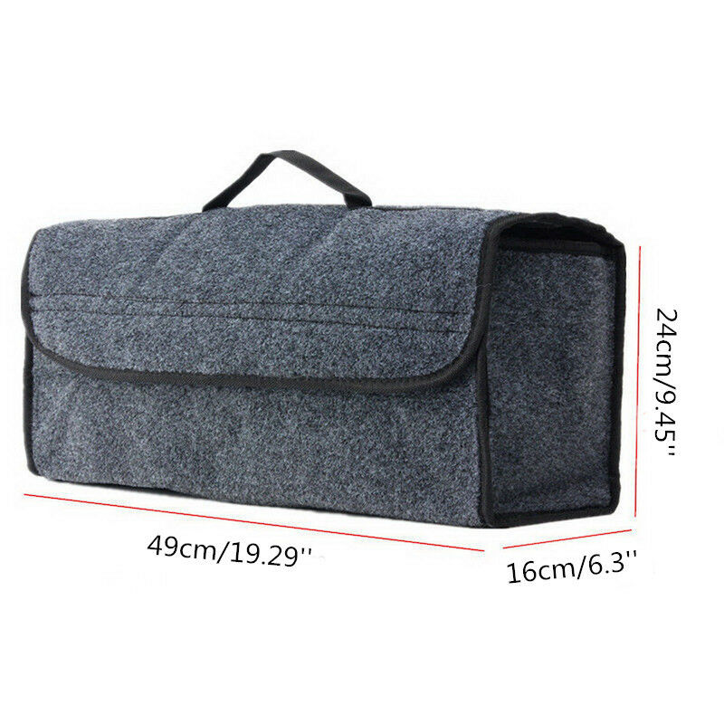 RenFan car storage box in a vehicle interior, showing organized compartments for efficient 车载储物 storage.