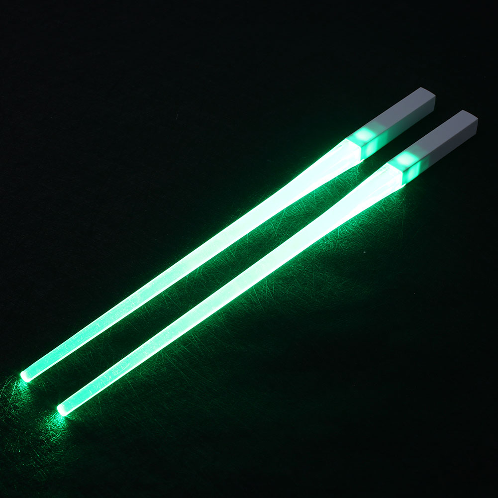 RenFan glowing kitchen supplies chopsticks with LED illumination, designed for easy use and stylish dining.