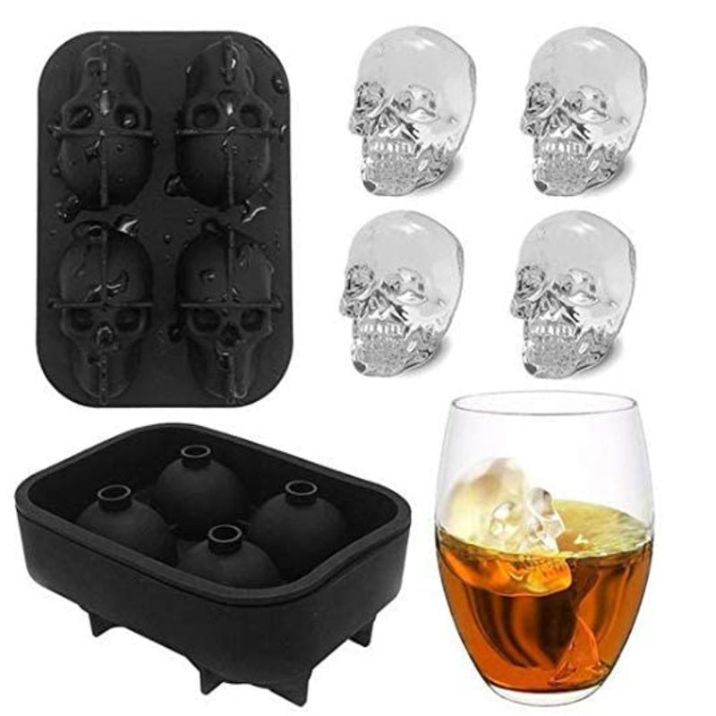 Halloween Skull Silicone Ice Cube Mold