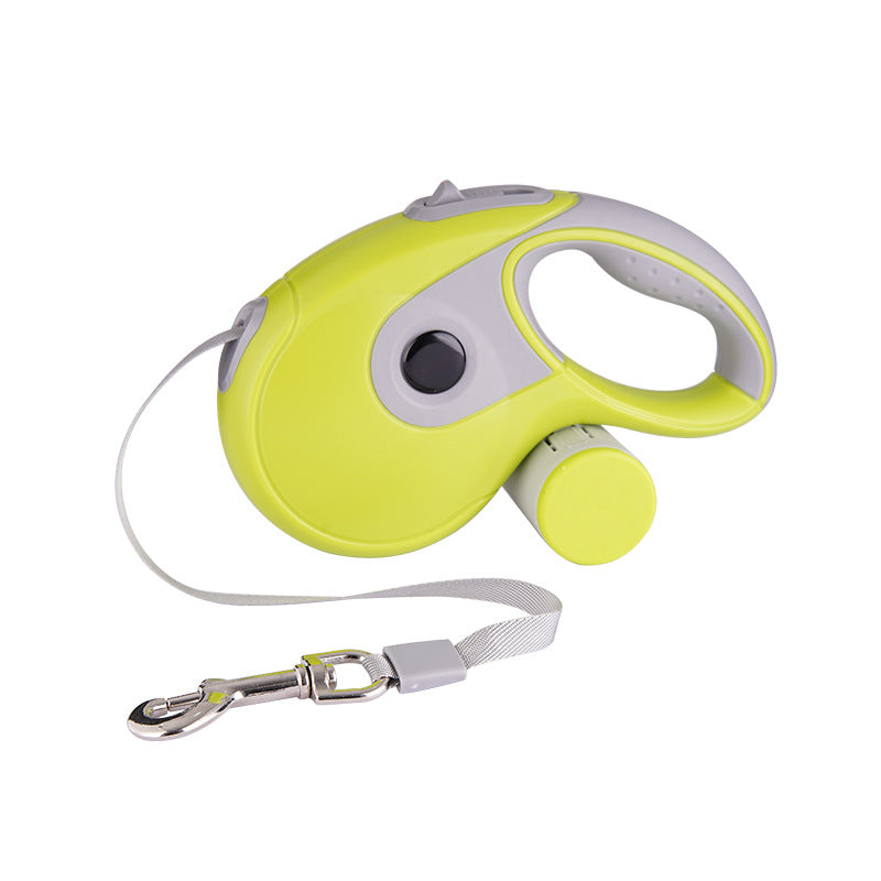 RenFan automatic retractable pet traction rope, household pet leash with adjustable length and secure locking mechanism.