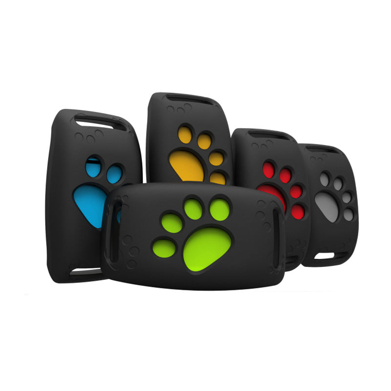 RenFan GPS pet tracker device for pets, compact and lightweight, with a screen and tracking antenna visible.