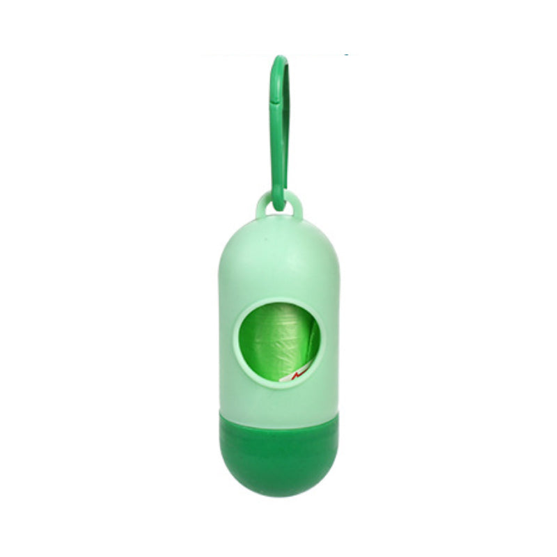 Aiqi pet trash bag for dog poop waste cleanup, durable and convenient for pet waste disposal.