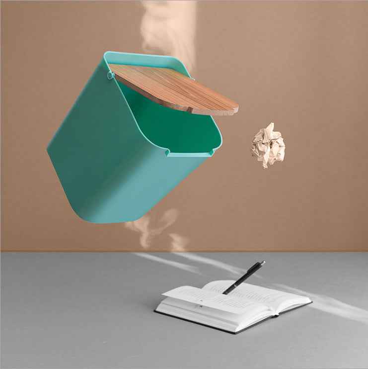 Kitchen storage bucket for dry goods and everyday pantry organization.