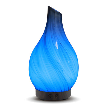 Colorful aromatherapy humidifier machine by RenFan, displaying vibrant design and mist output for air freshening and relaxation.