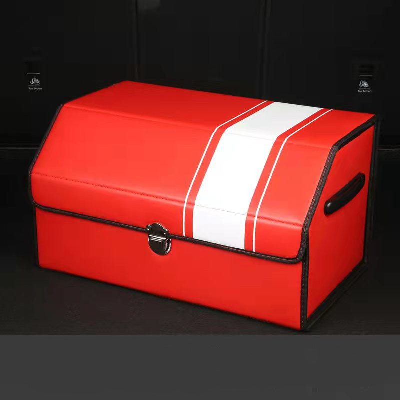 RenFan car trunk storage box interior supplies, compact and organized vehicle storage solution for car interior organization.