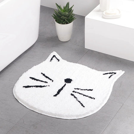 Colorful cartoon bathroom mat from RenFan with playful designs, perfect for adding fun to your bathroom decor.