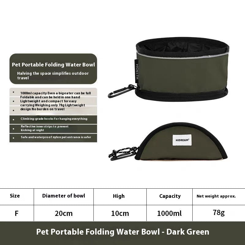 Foldable Pet Travel Bowl