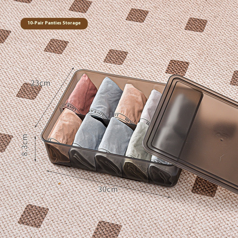 RenFan stacked storage box for underwear, bras, and socks, ideal for organizing wardrobe and home storage solutions.