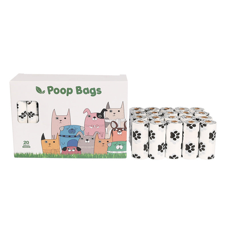 Jingqian dog poop bag for pet waste disposal, lightweight and durable pet supplies for cleaning up after dogs.