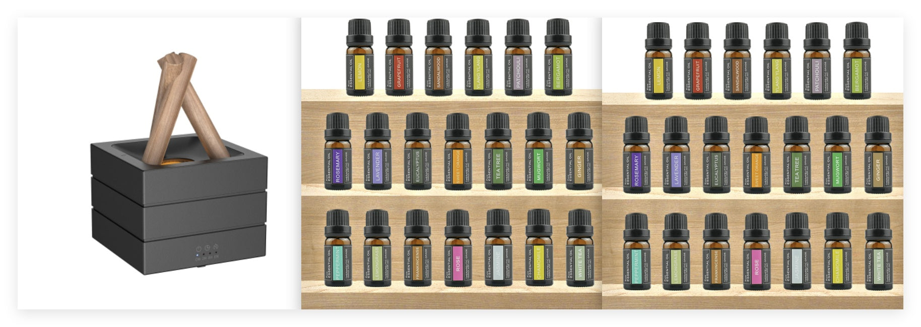 RenFan High Flame Effect Aromatherapy Humidifier emitting mist with glowing flame design, enhancing air quality and relaxation.