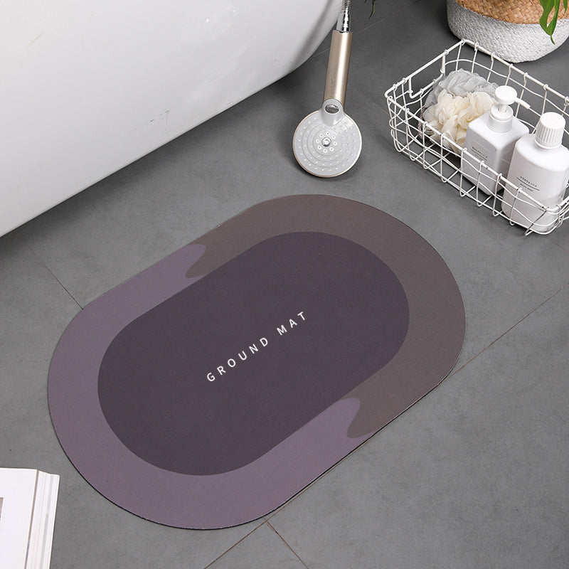 RenFan super absorbent bathroom shower bath mat with plush surface and non-slip backing, ideal for home浴室用品.