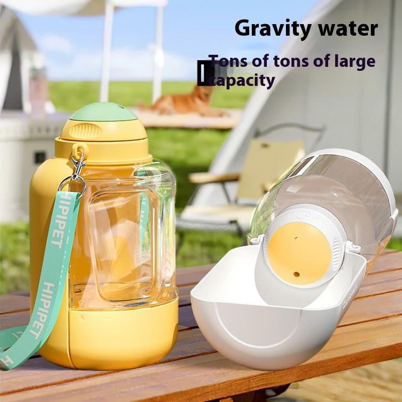 2-in-1 Pet Travel Water and Food Bowl