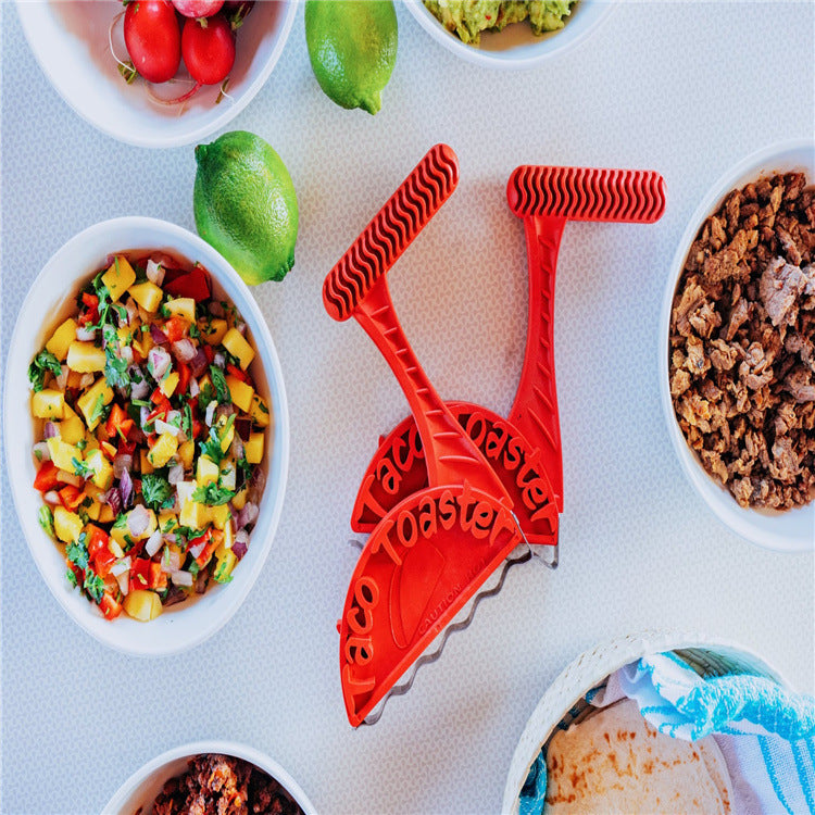 RenFan Taco Toaster and Tortilla Maker for baking taco shells and tortillas, kitchen gadgets, and bakeware tools.