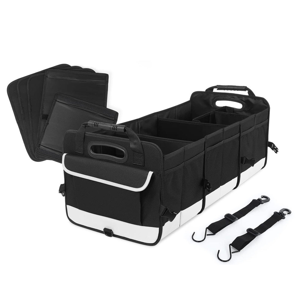 Aiqi large capacity car trunk storage box for vehicle organization, featuring a spacious, durable design for secure storage in the trunk.