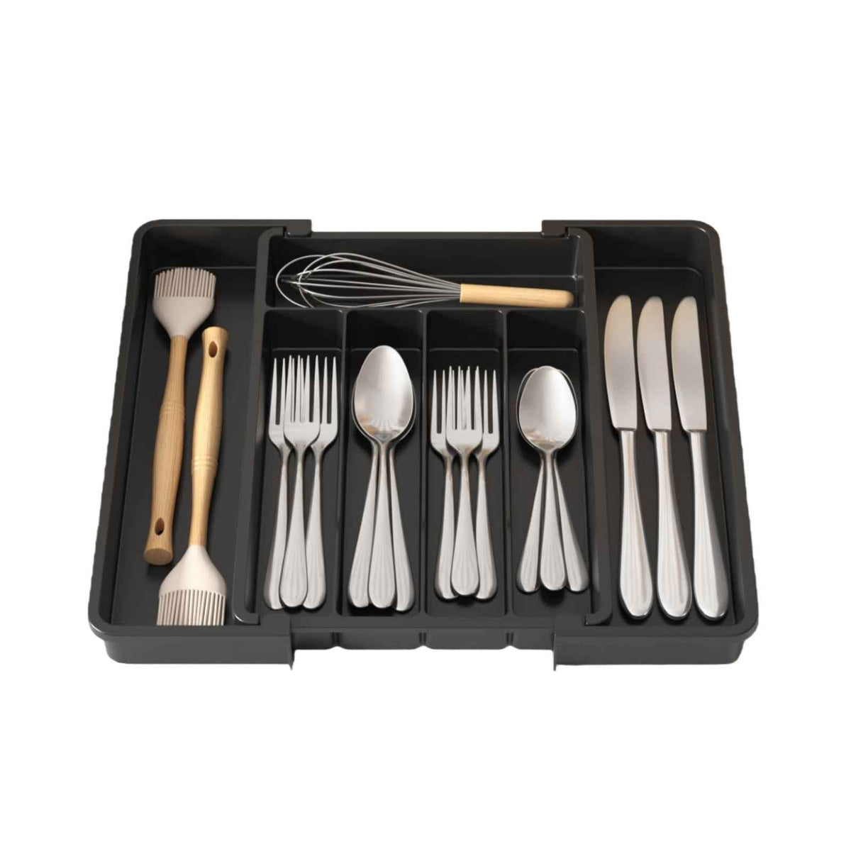 Expandable Kitchen Drawer Organizer for Utensils