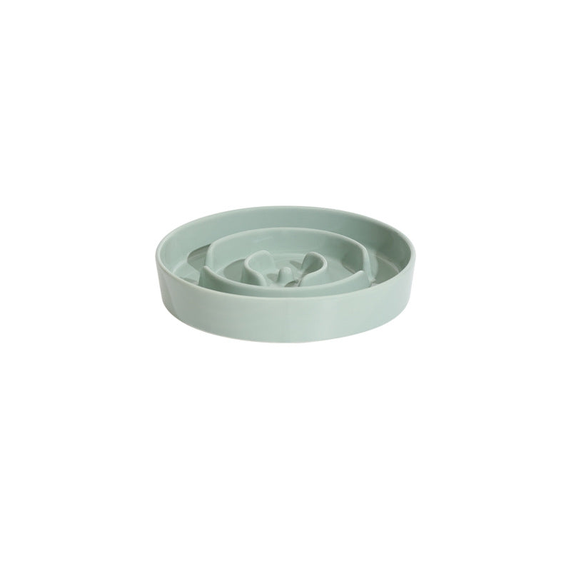Ceramic Neck-Protection Slow Feeder Bowl
