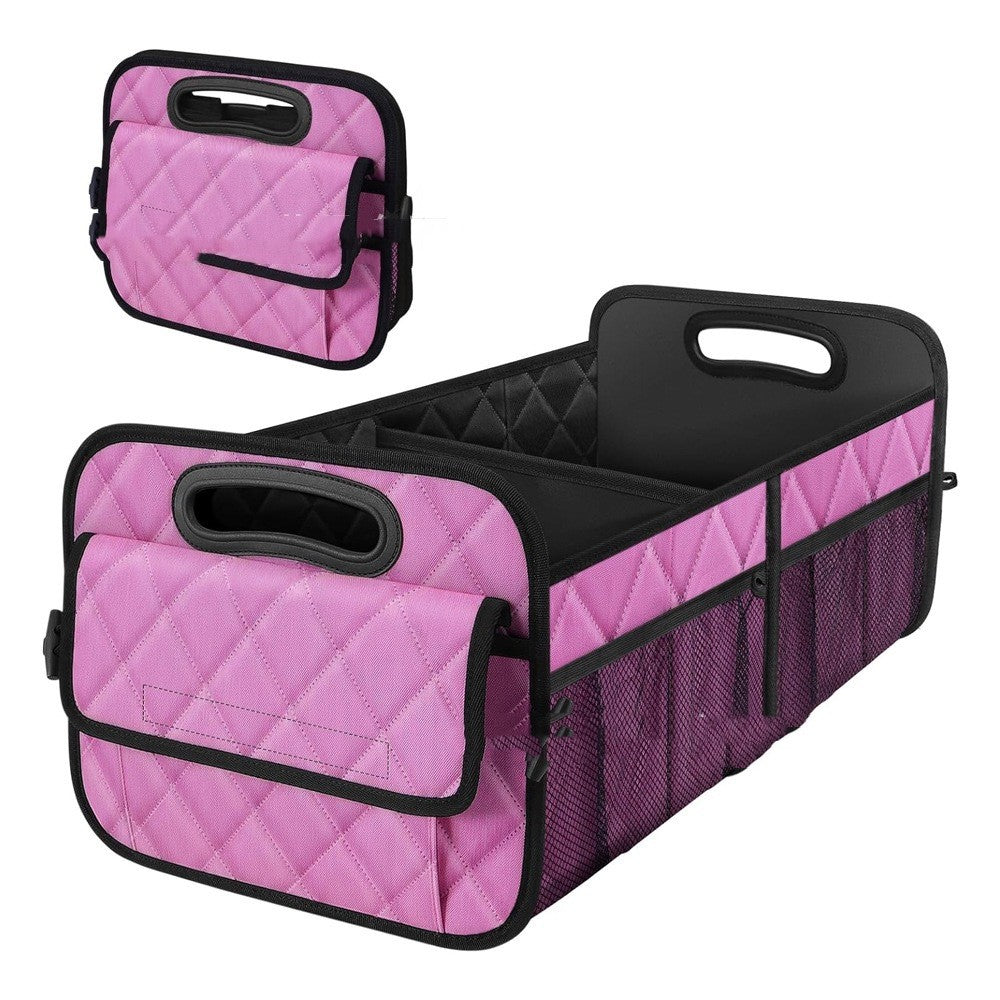 Jingqian trunk car storage tail box finishing with organized compartments for home use, durable plastic construction.