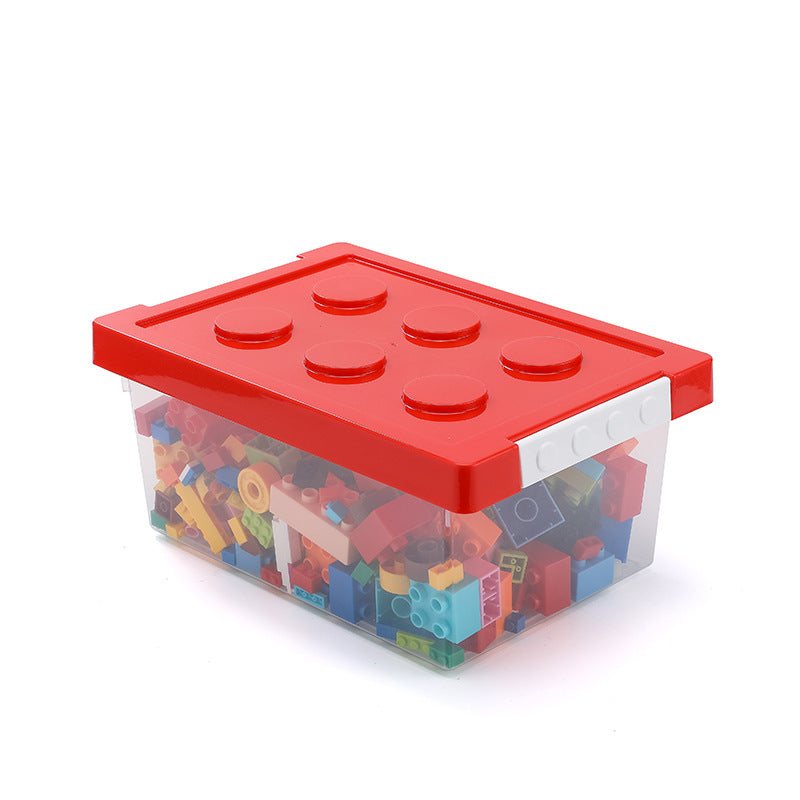 Aiqi home storage box with a sturdy plastic design, ideal for organizing household items and keeping spaces tidy.