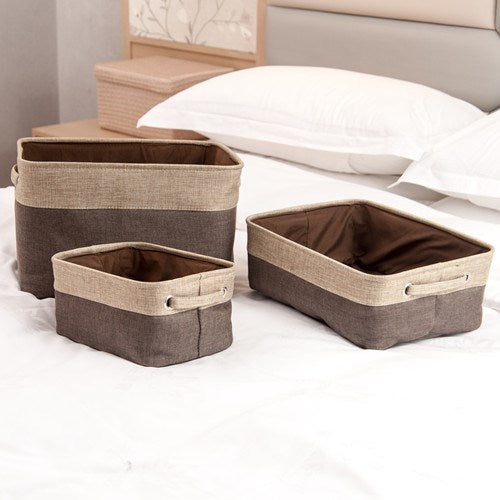 RenFan home storage box with lid, plastic organizer for household use, compact and durable for neat organization.