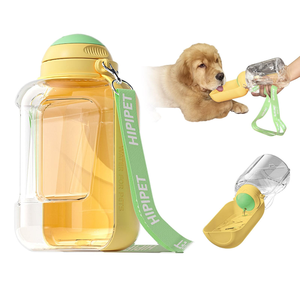 2-in-1 Pet Travel Water and Food Bowl