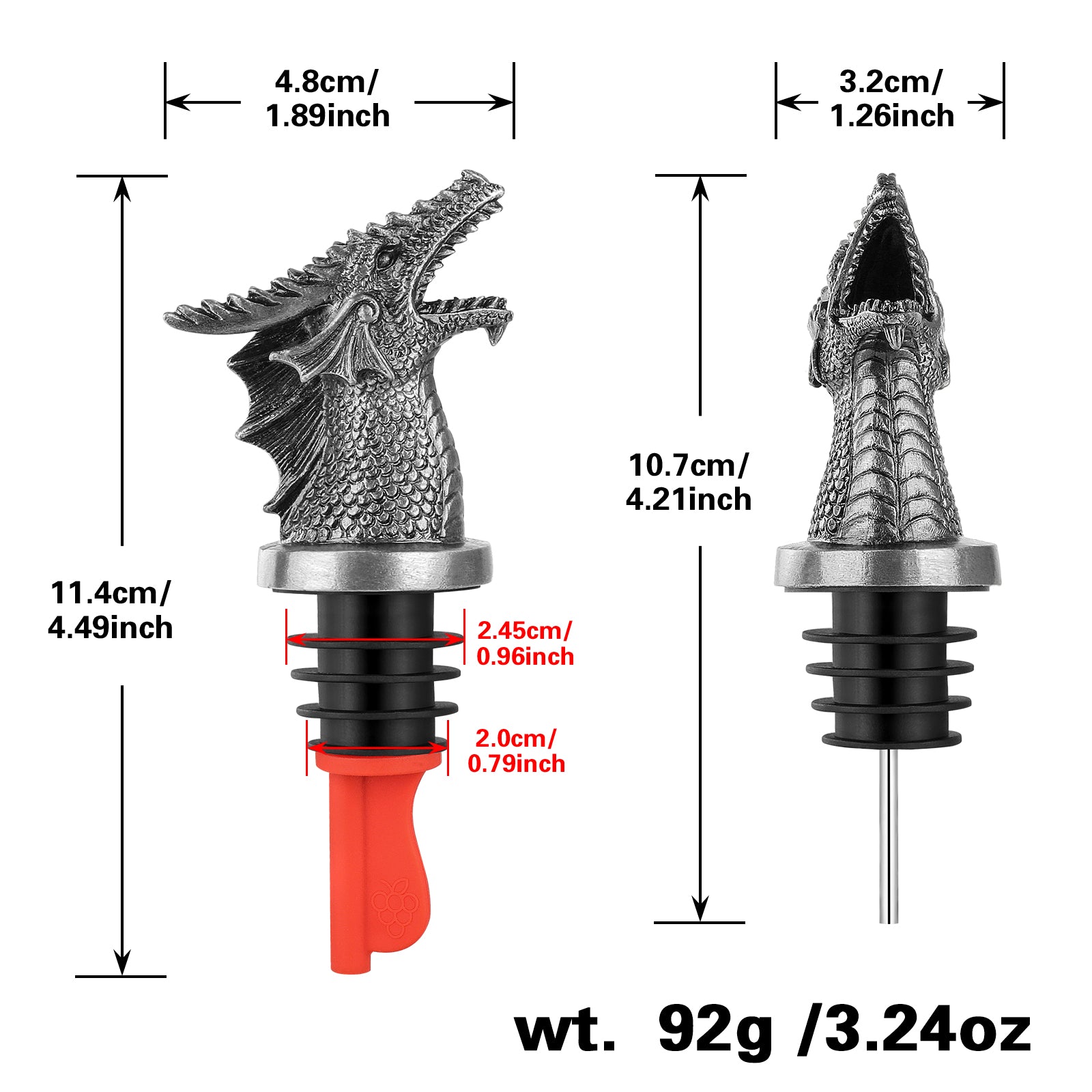 Aiqi dual function faucet dispenser and wine stopper for cocktail and whiskey bottles, kitchen accessory with a unique faucet design.