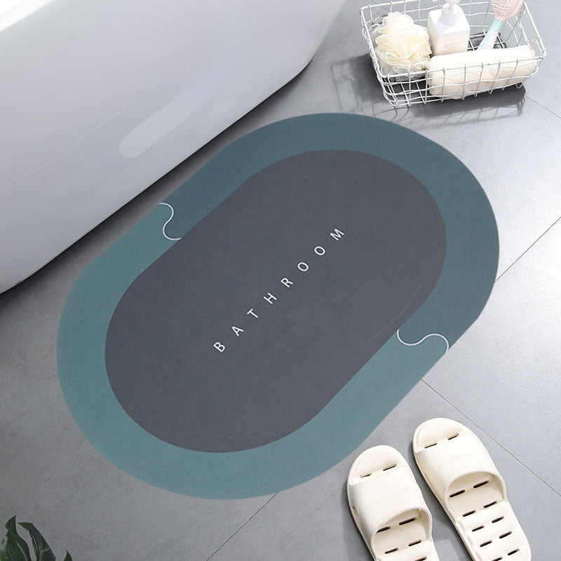 RenFan super absorbent bathroom shower bath mat with textured surface, designed for safety and comfort in the home bathroom.