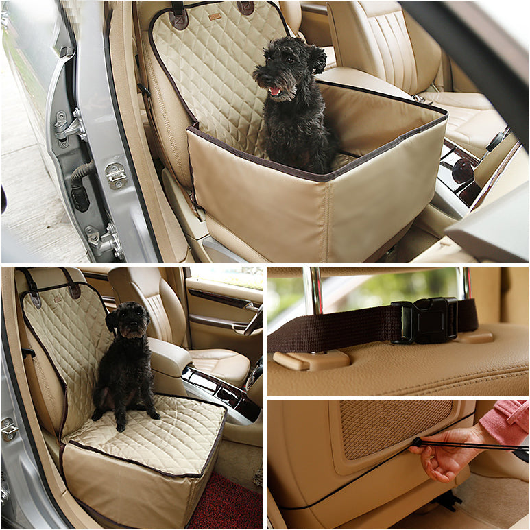 Aiqi waterproof pet seat thickening pad for car, soft and durable pet用品 with non-slip bottom for safety during travel.