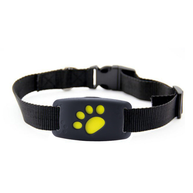 RenFan GPS pet tracker device for pets, showing a compact black tracker with GPS antenna and status indicators.