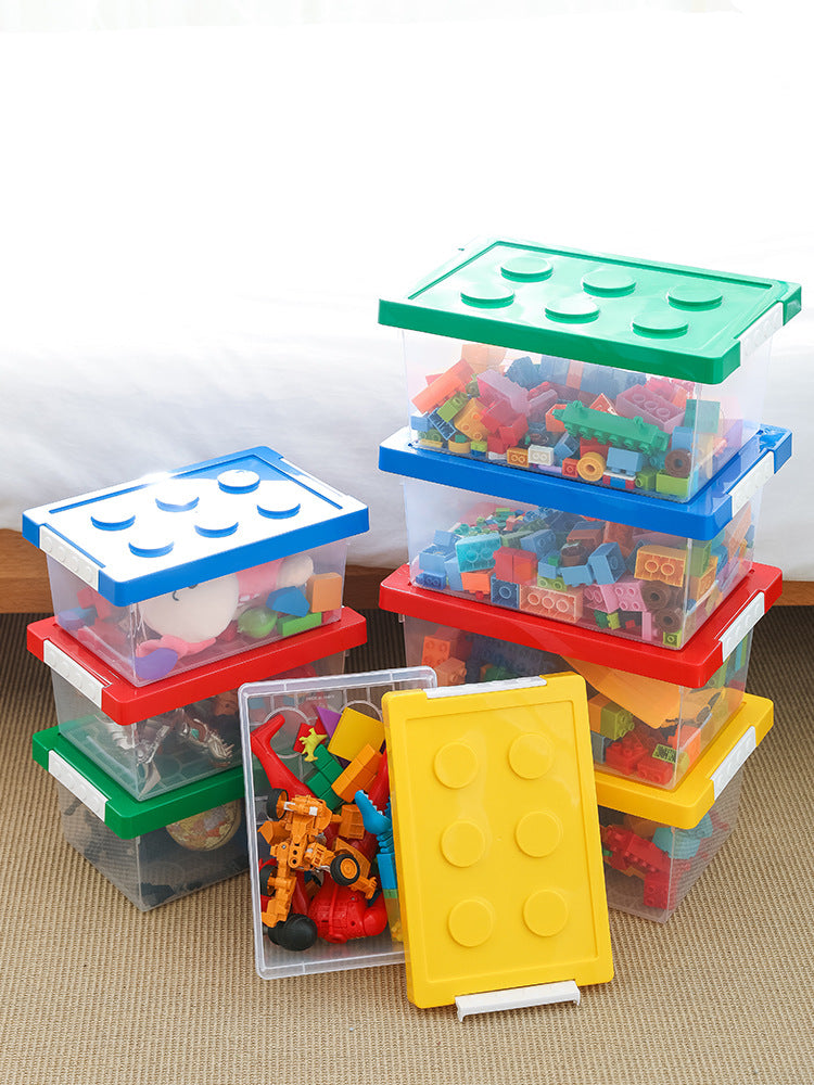 Aiqi home storage box with a sturdy design, ideal for organizing household items and maximizing space in the living area.
