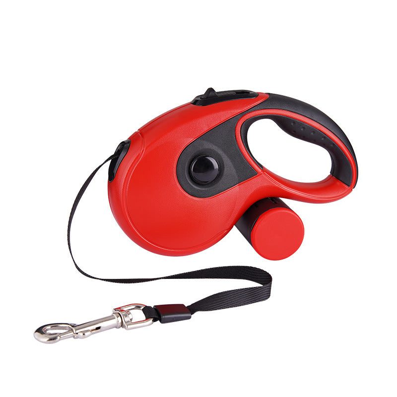 Automatic retractable pet traction rope from RenFan, designed for household pets, with a compact and durable design.