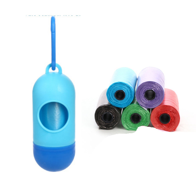 Aiqi pet trash bag for dog poop waste cleanup, durable and leak-proof, ideal for pet owners to dispose of waste easily.