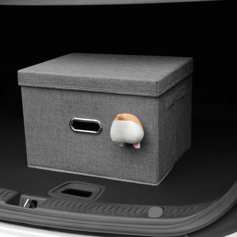 Aiqi car multi-purpose storage box with compartments for organizing interior items in a vehicle.