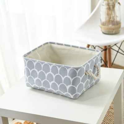 Canvas underwear storage organizer for drawers, ideal for bras, socks, and everyday wardrobe essentials.